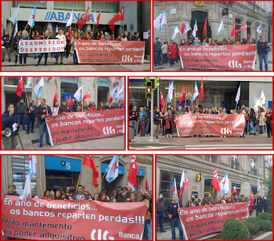 Manifestación en Vigo o pasado 8 de Novembro 2022 pola actualización dos nosos salarios