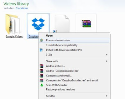 cara menggunakan dropbox