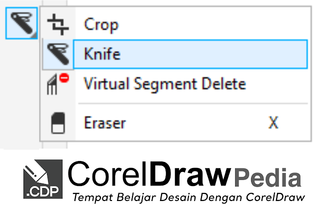 Tutorial Cara memotong objek dengan fitur Croping di Coreldraw 