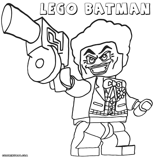 Lego Scarecrow Coloring Pages