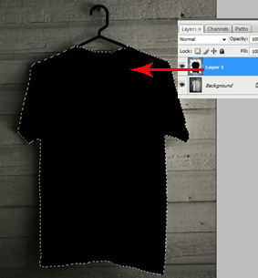 cara membuat desain kaos t-shirt ( baju distro ) dengan