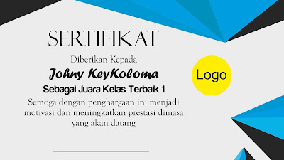 Desain Sertifikat, Ijazah, Piagam Penghargaan Keren Terbaru