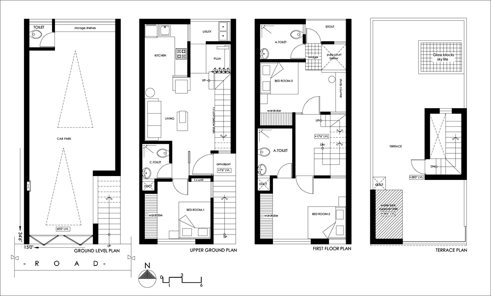 NEW DENAH  RUMAH  BESERTA  UKURAN