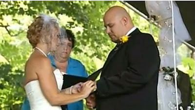 Couple weds with two-year-old dying son as best man 