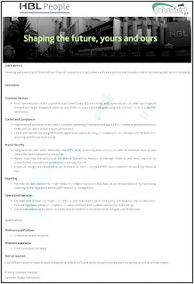 Habib Bank Limited {HBL} Job 2022 - Jobs Info Daily