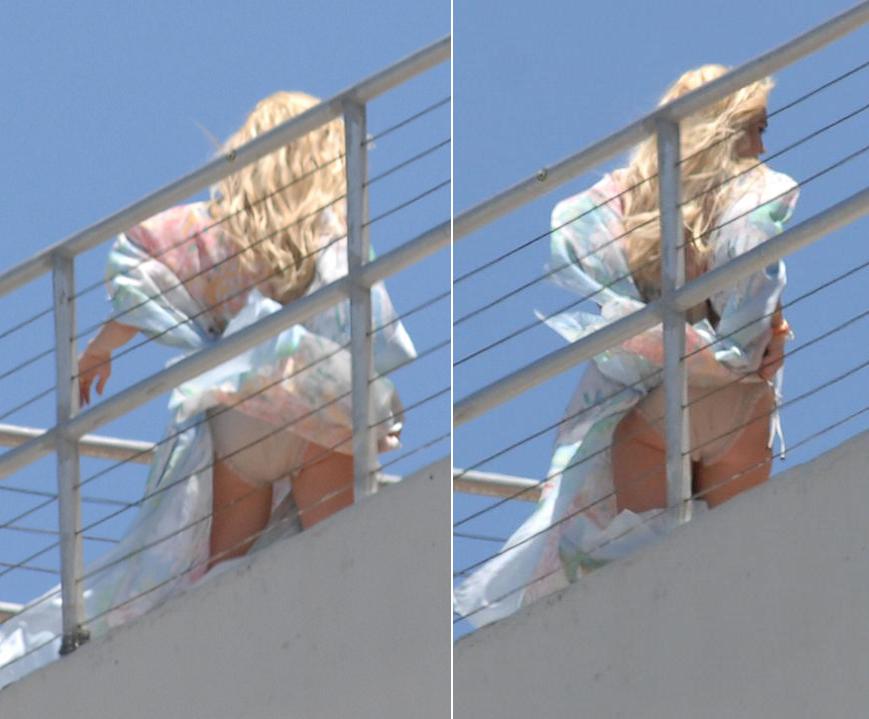 lindsay lohan miami plum magazine. Lindsay Lohan shooting for Plum Magazine on a hotel rooftop in Miami Beach