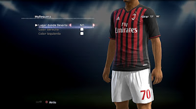 PES 2013 AC Milan 2016-2017 Home Kits by kIkEJG17