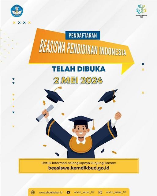 Pendaftaran Beasiswa Pendidikan Indonesia (BPI) Telah Dibuka 2 Mei 2024