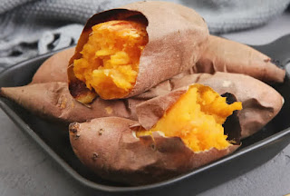 Eating Sweet Potatoes