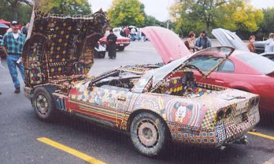 Painted Corvette by Buckeye Art Car-Side