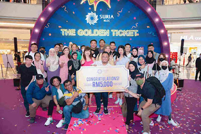 Suria KLCC Mall Announced The Golden Ticket Campaign With Over RM 600,000 Cash Vouchers Up For Grab This Year