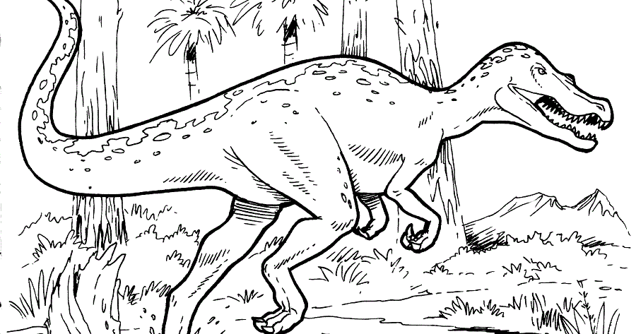  Mewarnai  Gambar  Dinosaurus Mewarnai  Gambar 