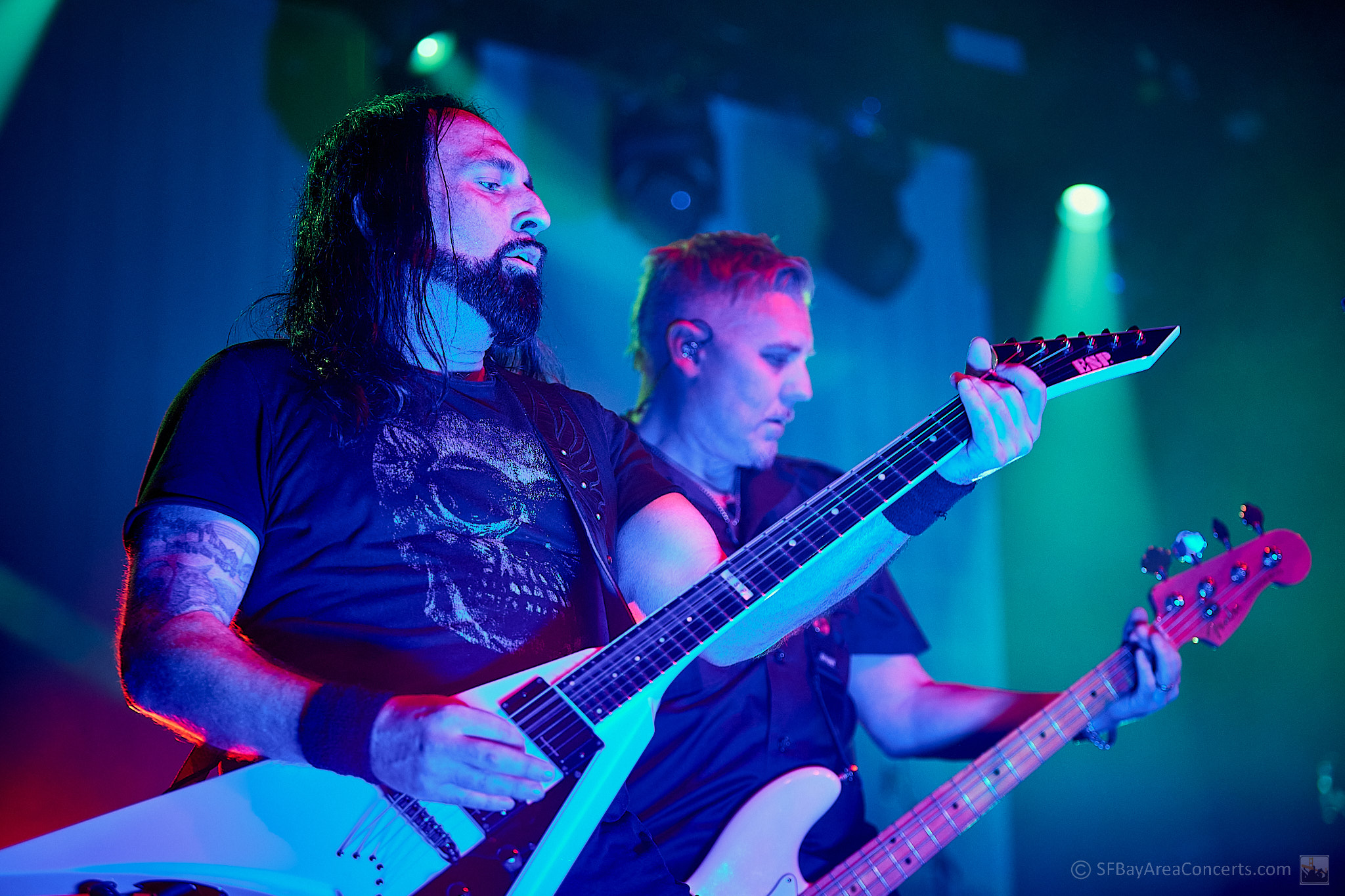 Monte Pittman & Paul D'Amour of Ministry @ the Warfield (Photo: Kevin Keating)