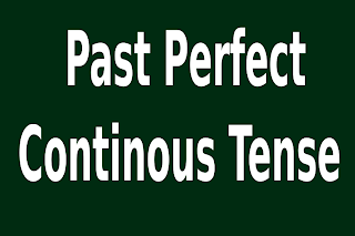 Past Perfect Continous Tense 