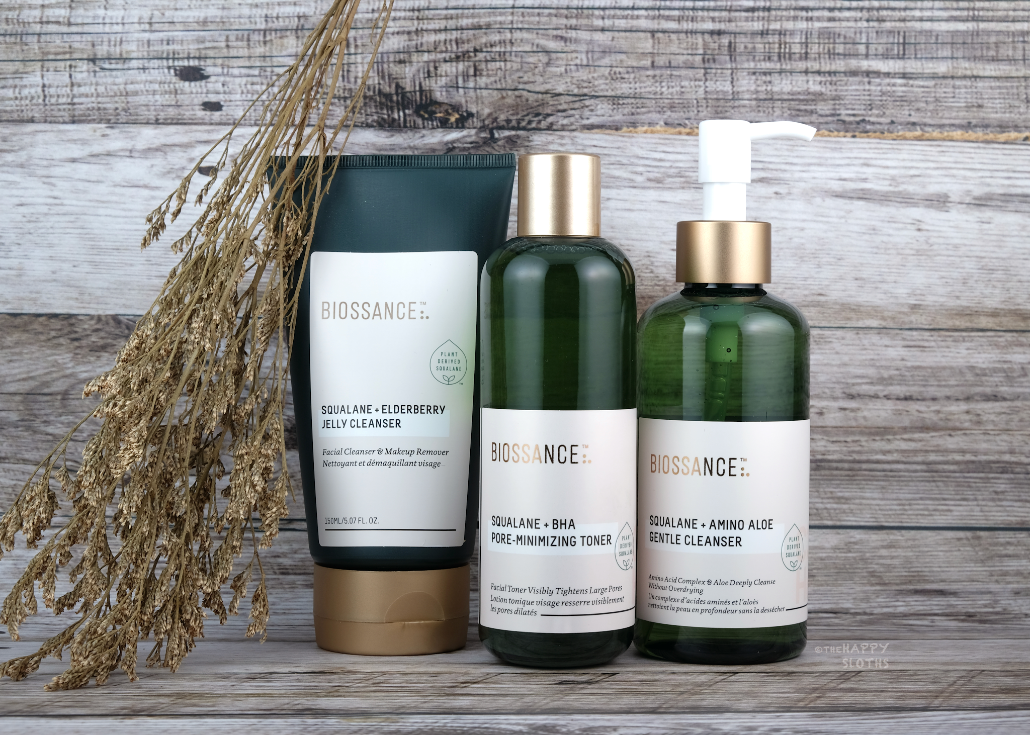 Biossance | Squalane + Amino Aloe Gentle Cleanser, Biossance Squalane + BHA Pore-Minimizing Toner & Squalane + Elderberry Jelly Cleanser: Review