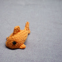 orange goldfish fridge magnet