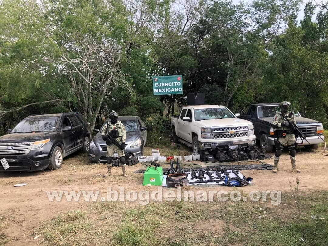 Fotos: Tras ser agredidos, Soldados reventaron dos campamentos del Cártel del Noreste en Llera y Güemes, Tamaulipas