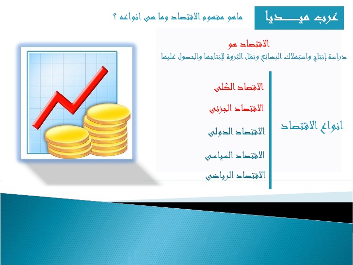 ما هو مفهوم الاقتصاد وماهى انواعه