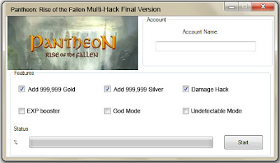Pantheon: Rise of the Fallen Hack and Cheat Guides