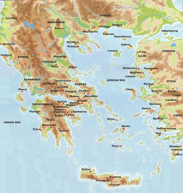 World Map Greece. World Map Images For Kids.