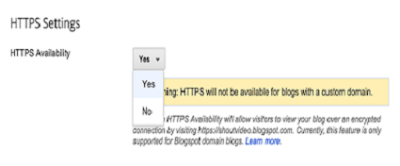 How To Enable HTTPS in BlogSpot
