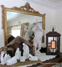 Home interior nativity set