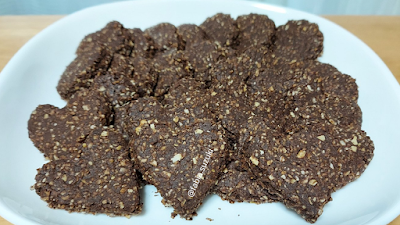 Biscoito de chocolate de aveia