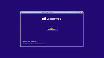 cara instal windows 8 di komputer laptop