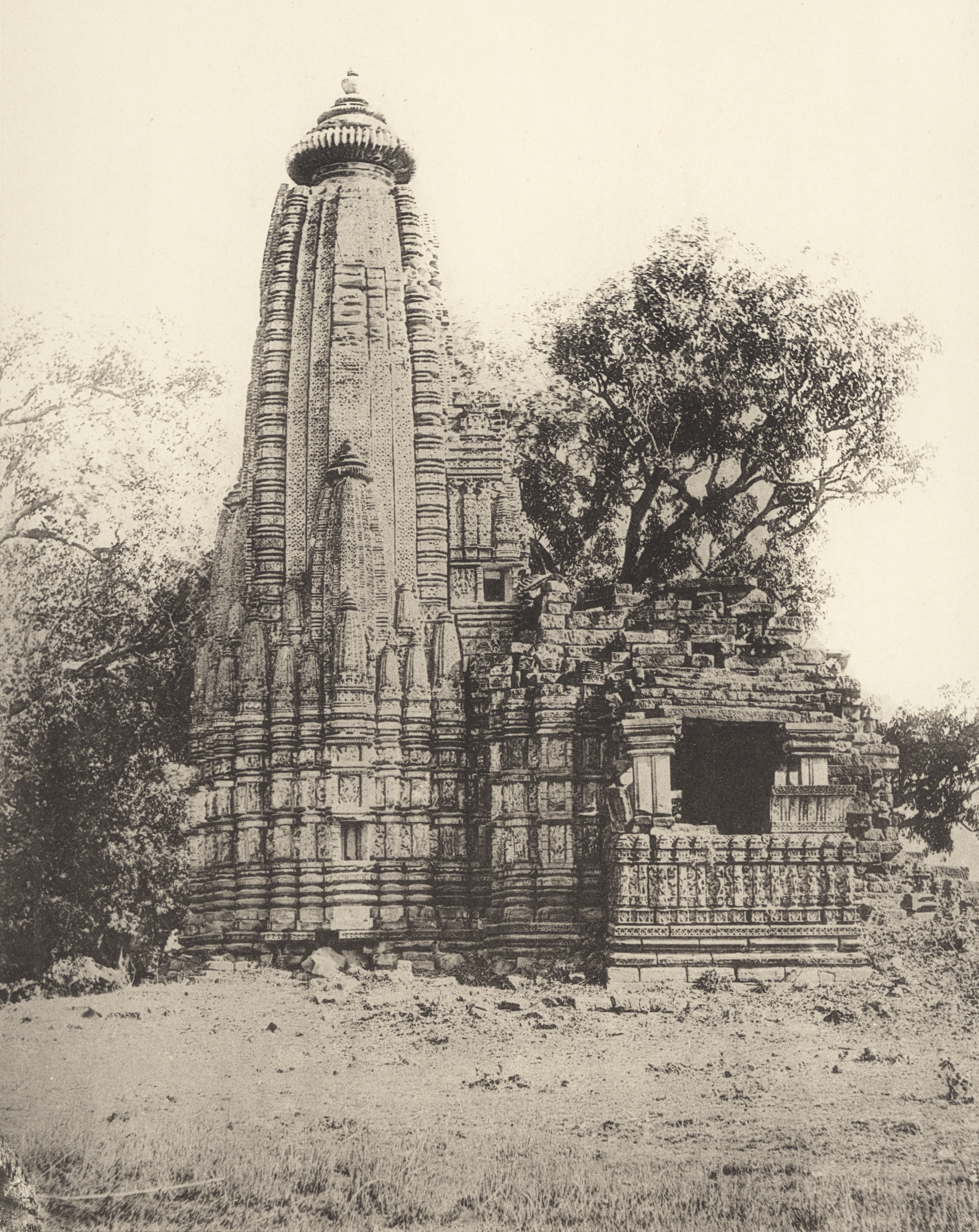 Virateshwar or Virat Hindu (Lord Shiva) Temple, Sohagpur, Shahdol, Madhya Pradesh, India | Rare & Old Vintage Photos (1897)