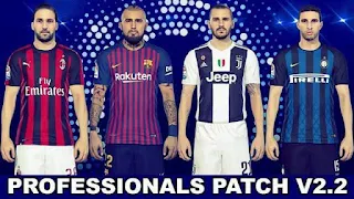 احدث اوبشن فايل PES 2018 تحديث انتقالات باتش PES Professionals 2.2 بتاريخ 7-8-2018