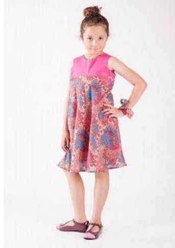 20 Model  Baju  Batik  Anak  Perempuan  Kreasi Baru Dengan 