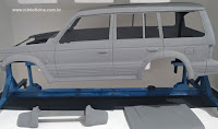 Mitsubishi Pajero Super Exceed 92 plastic model kit 1/24 tamiya