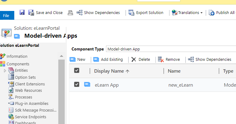 Add Data Import Status to sitemap of Model Driven App