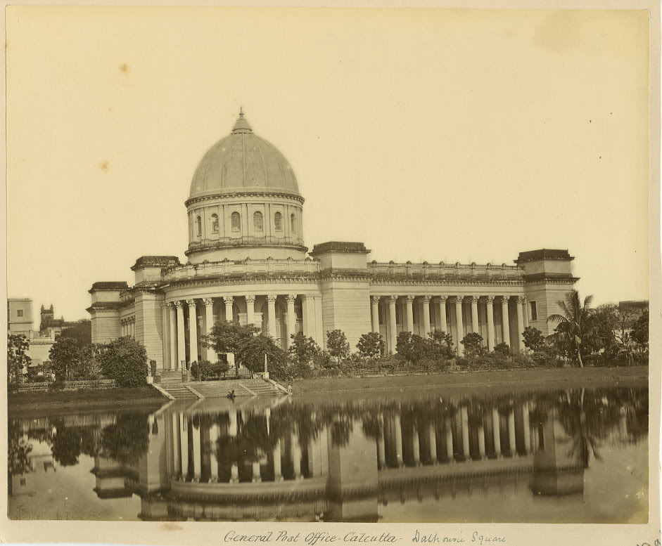 General Post Office Dalhousie Square Calcutta (Kolkata) - 1870s