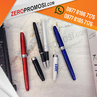 Jual Souvenir Pen Metalik 827 Gel Tutup Cabut Cetak Logo