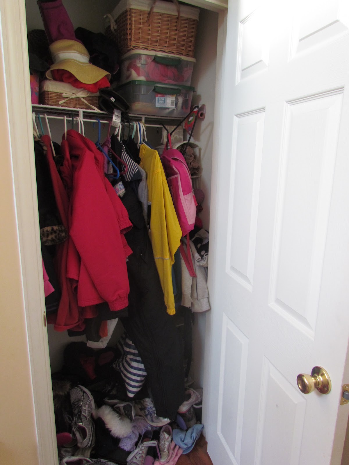 Blessings Of A Stay At Home Mom Coat Closet Organization And My