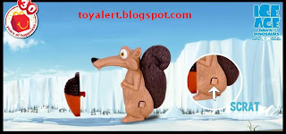 McDonalds Ice Age 3 Toys 2009 Scrat