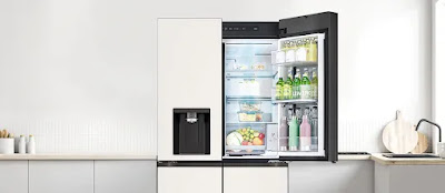 [2022] - Tủ lạnh LG DIOS 820L - W822AAA452 - Trắng tinh khôi - với hệ thống lọc nước hoàn hảo - công nghệ AI