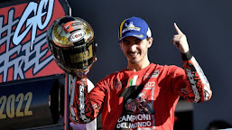 Bagnaia Pastikan Gelar Juara MotoGP 2022 dan Tiga Rekor Dunia Lainnya