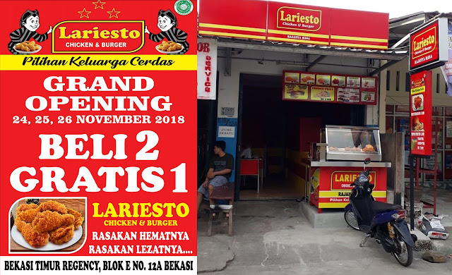 Lariesto waralaba murah ayam geprek