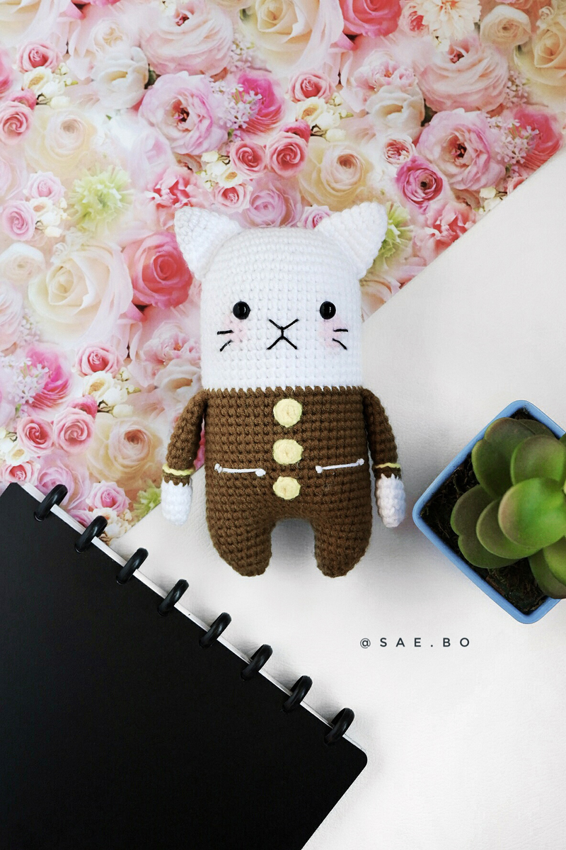 FREE PATTERN : AMIGURUMI MOLLY THE CAT