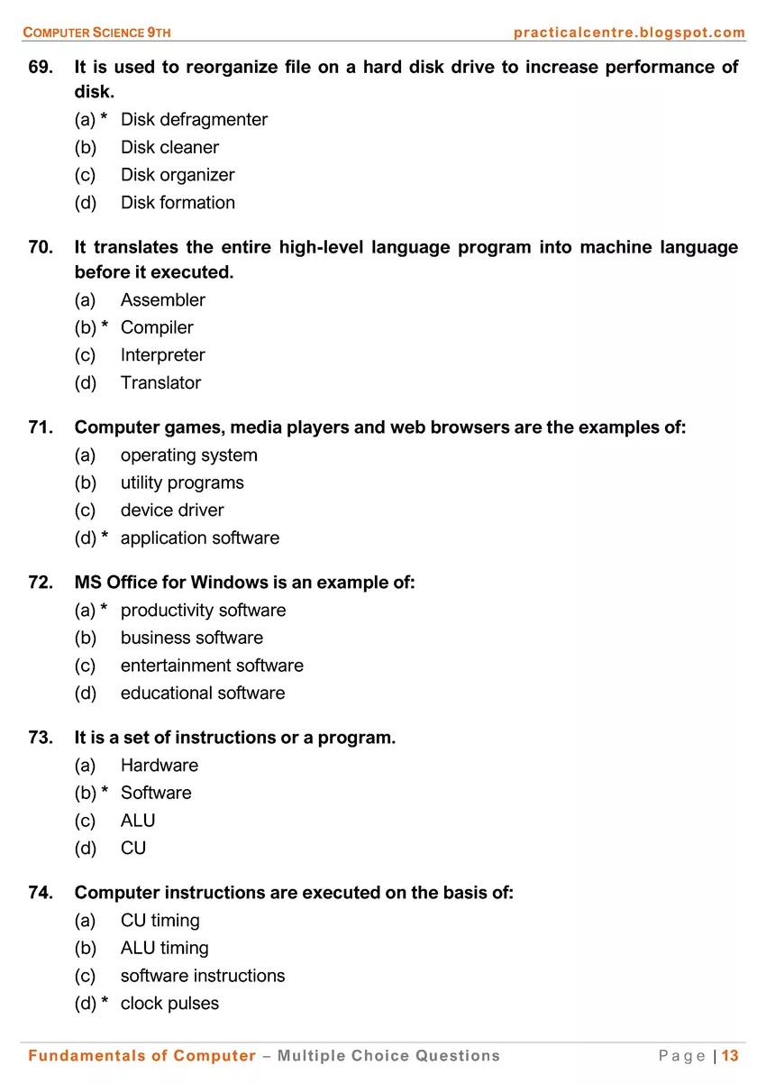 fundamentals-of-computer-mcqs-computer-science-9th-notes