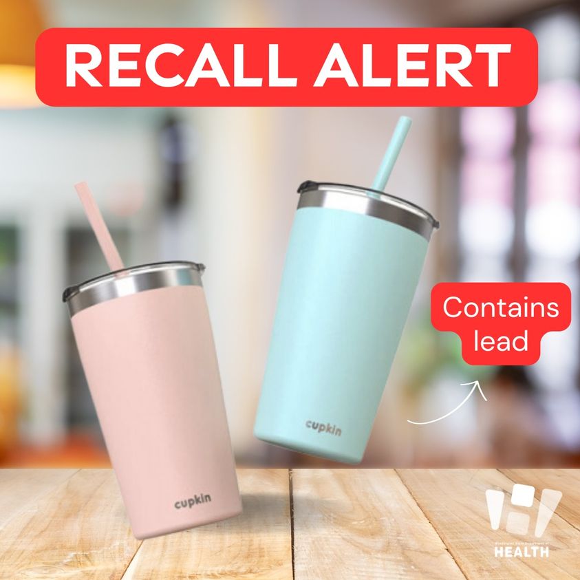 Recall issued for children's cups sold on