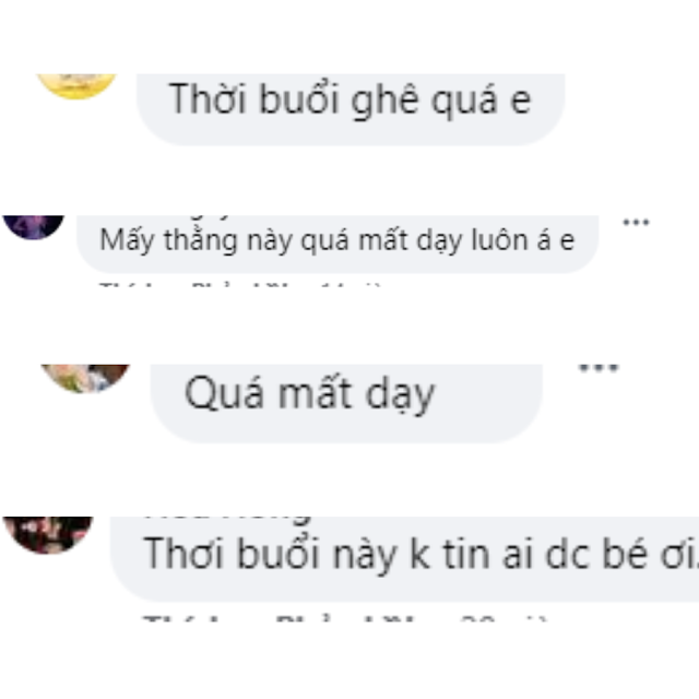 những comment tiêu cực về DeDa.vn