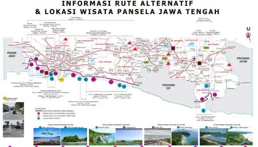 Rute Mudik Jalur Pansela Jawa Tengah Dari Peta Kemen PUPR