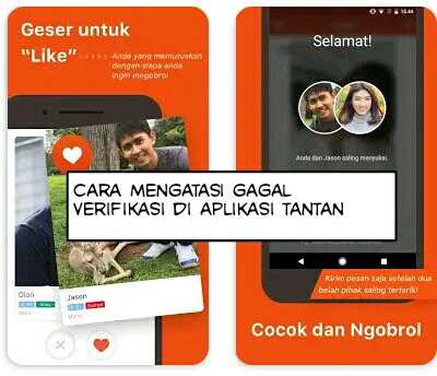 Cara Verifikasi Foto Profil Tantan gagal