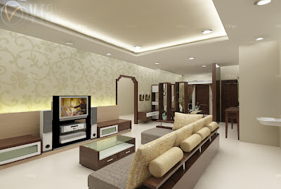 desain plafon gypsum minimalis