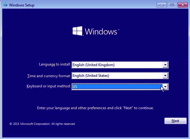 Cara instal sistem operasi Windows 10