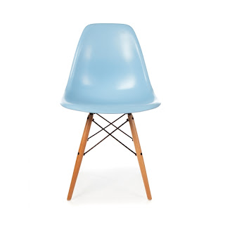 Silla eames azul