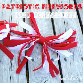 patriotic fireworks hair accessories diy